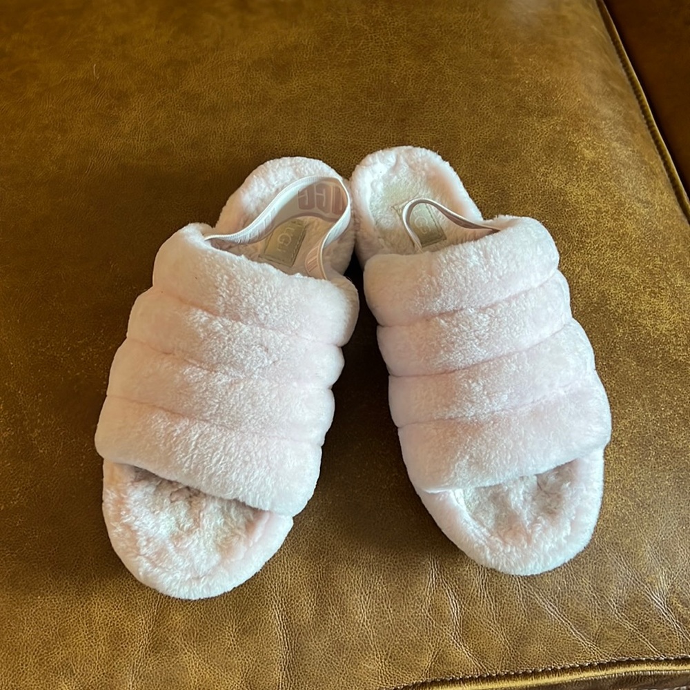 Pink Fluffy Uggs
